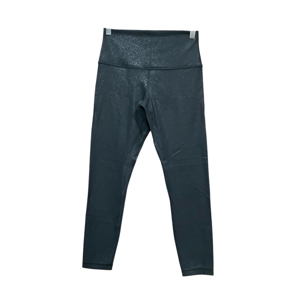 Lululemon Leggings Women 6 Sparkle Black